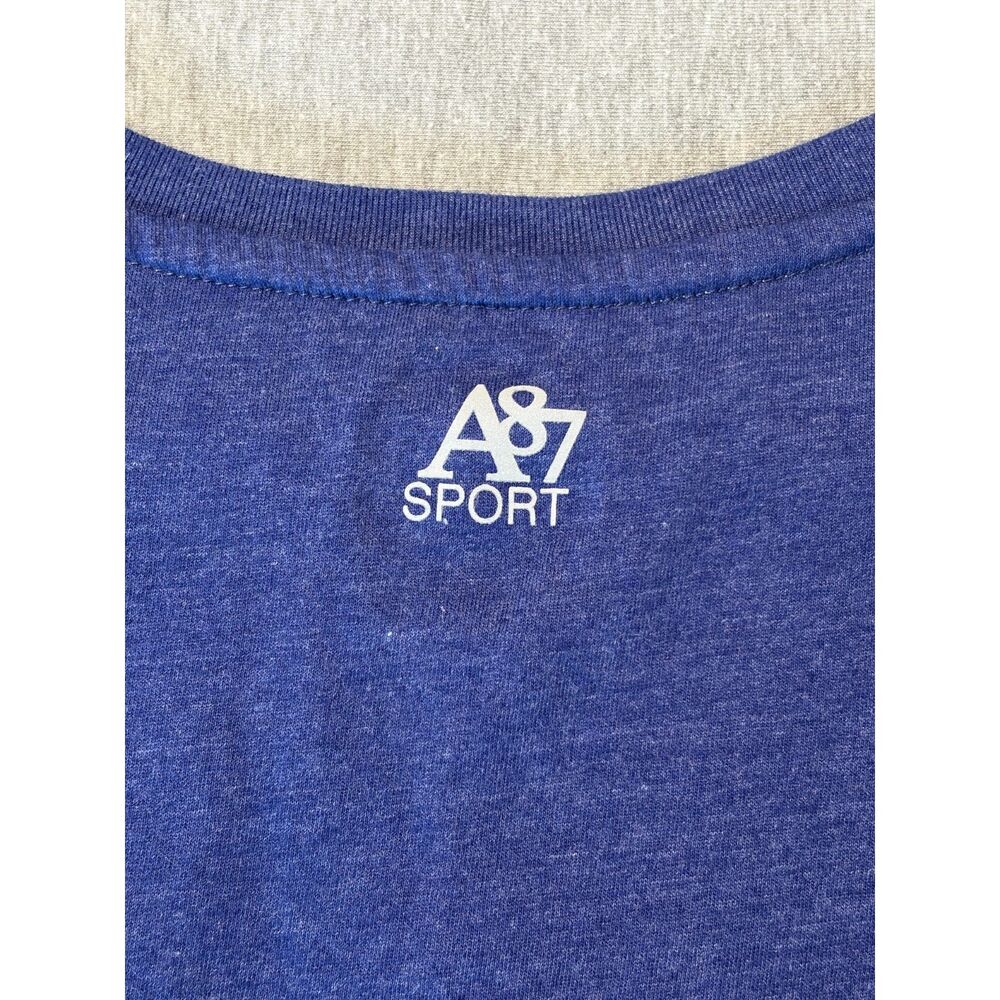Aeropostale Sport Athletics Dept Tee Medium Navy Pink Y2K - Picture 5 of 8